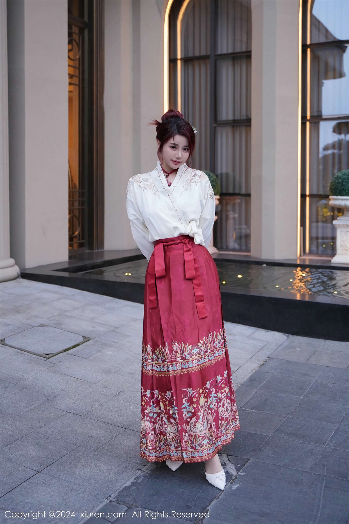 图片[2]-Xiuren秀人网 2024.01.19 No.7985 美七Mia-日更街拍