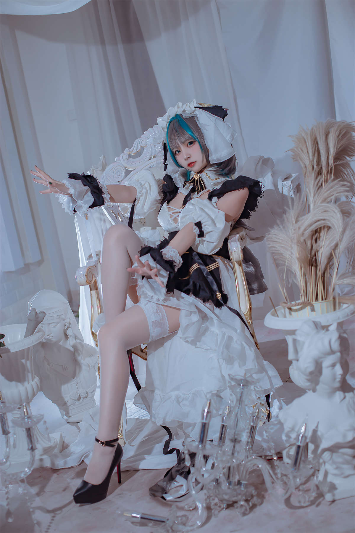 图片[2]-高产型Coser-二佐Nisa 碧蓝航线 柴郡-日更街拍