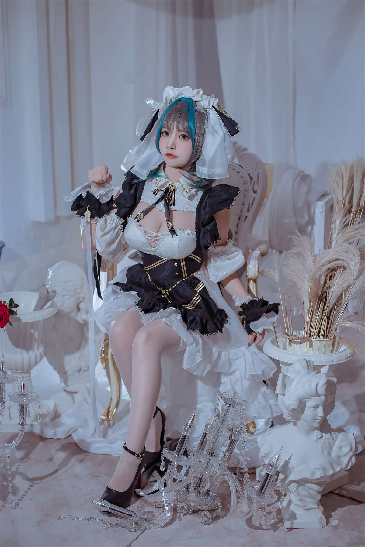 高产型Coser-二佐Nisa 碧蓝航线 柴郡-日更街拍