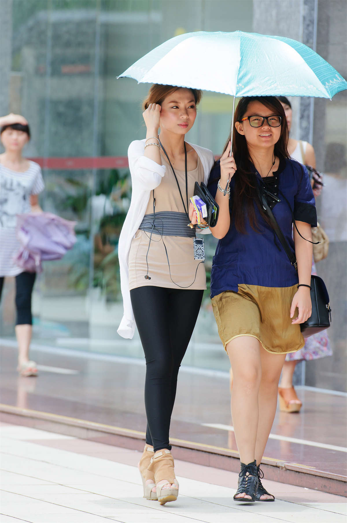 紧身裤两组（9）-日更街拍