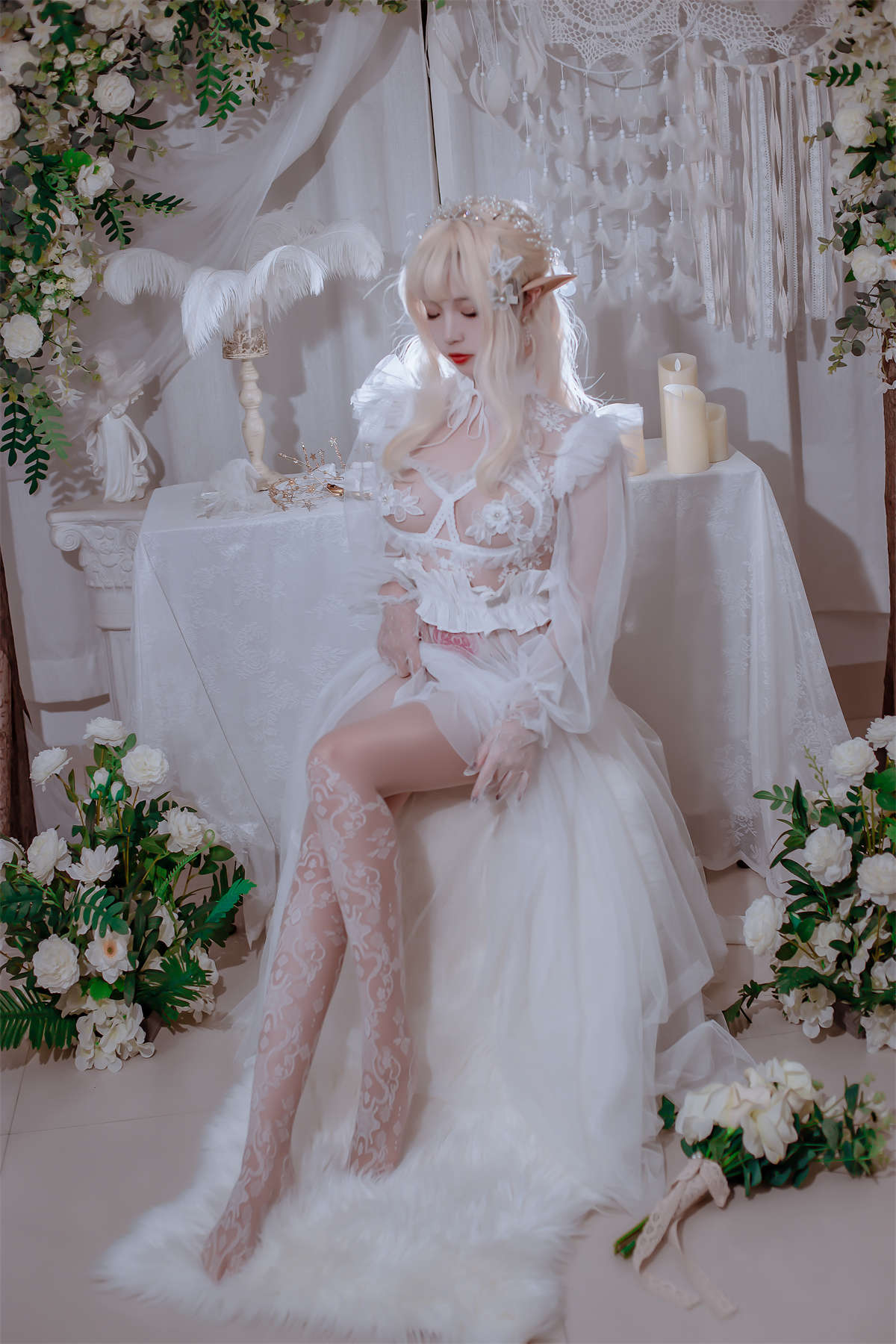 图片[2]-高产型Coser-二佐Nisa 私房精灵公主-日更街拍