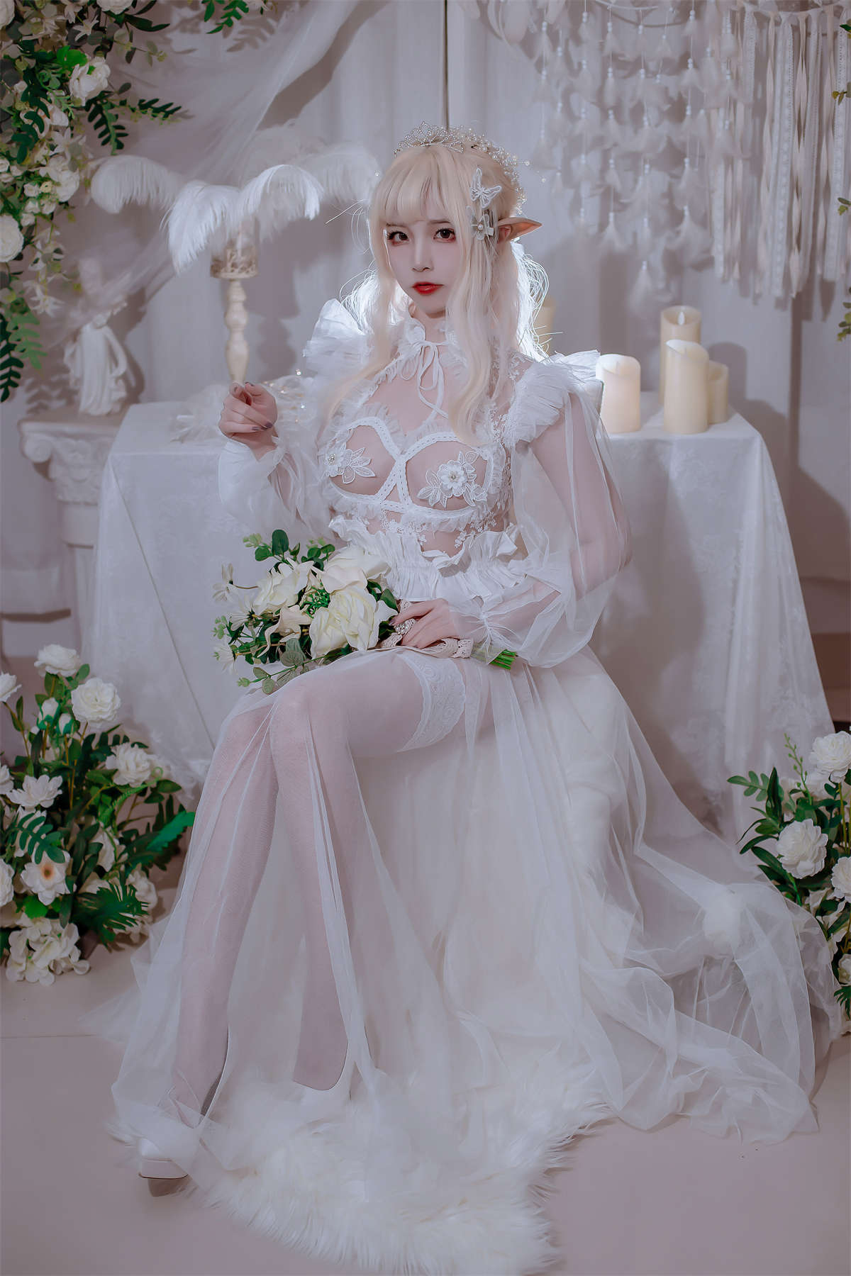 高产型Coser-二佐Nisa 私房精灵公主-日更街拍