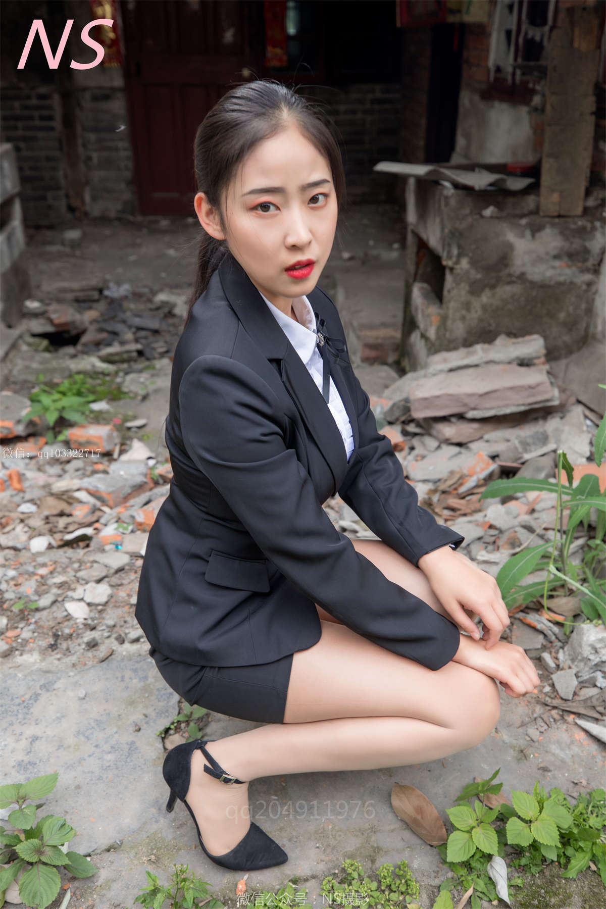 图片[2]-纳丝摄影No.196 赵小晨职业装-日更街拍