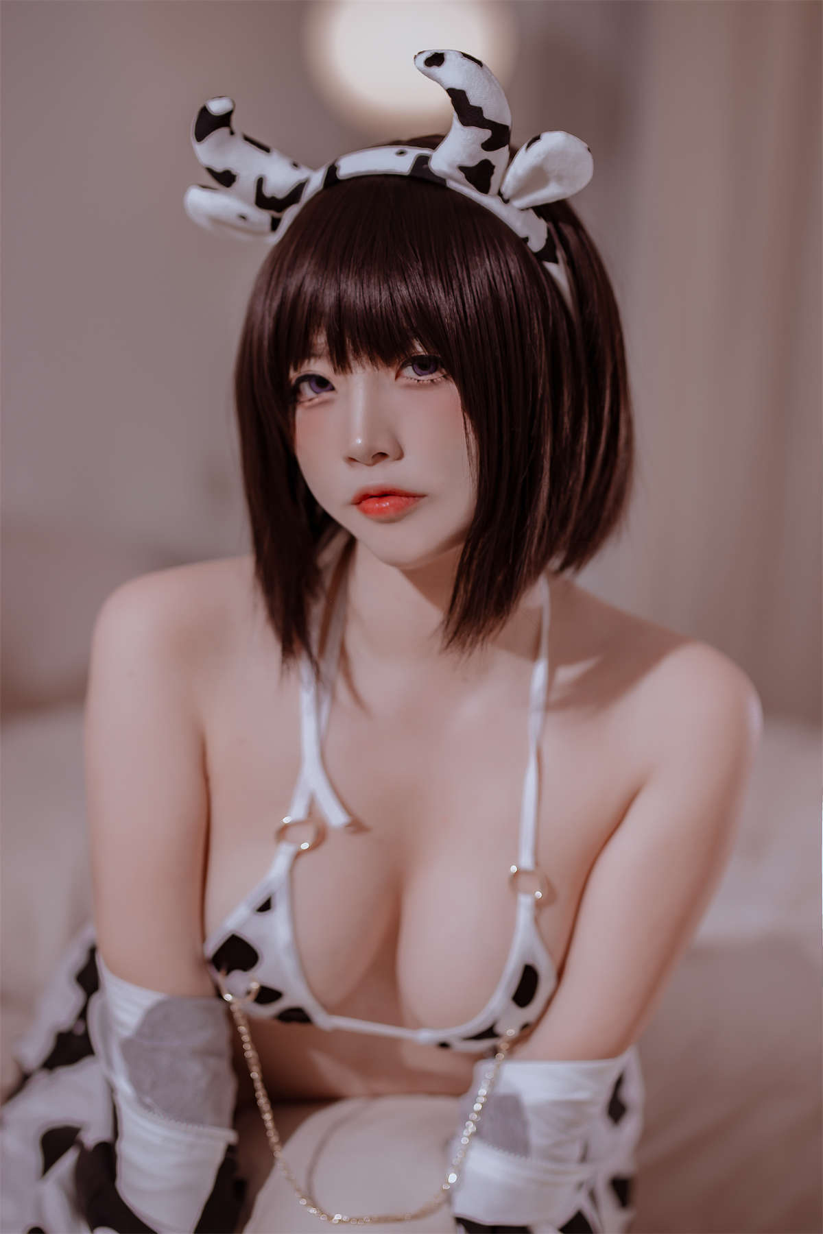 高产型Coser-二佐Nisa 奶牛妹妹-日更街拍
