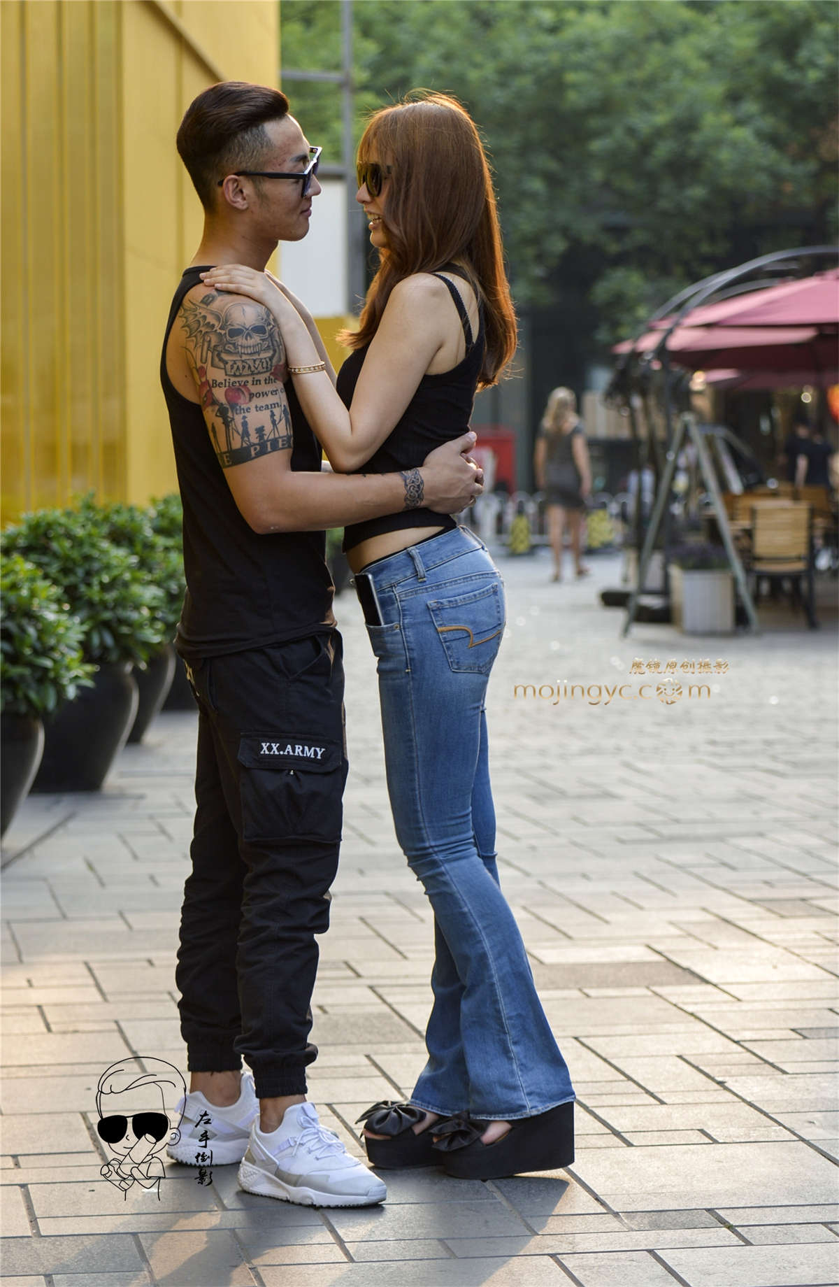 图片[2]-魔鬼身材与男友（2017-1-22-9P）左-日更街拍