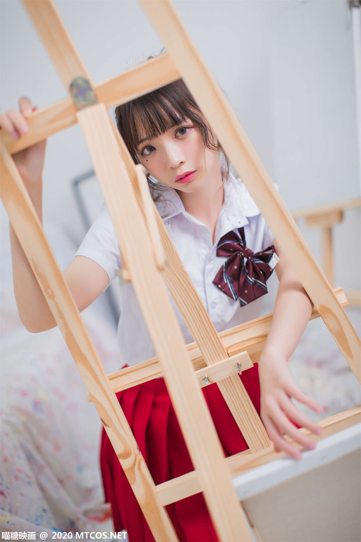 喵糖映画 VOL.319 画室少女-日更街拍