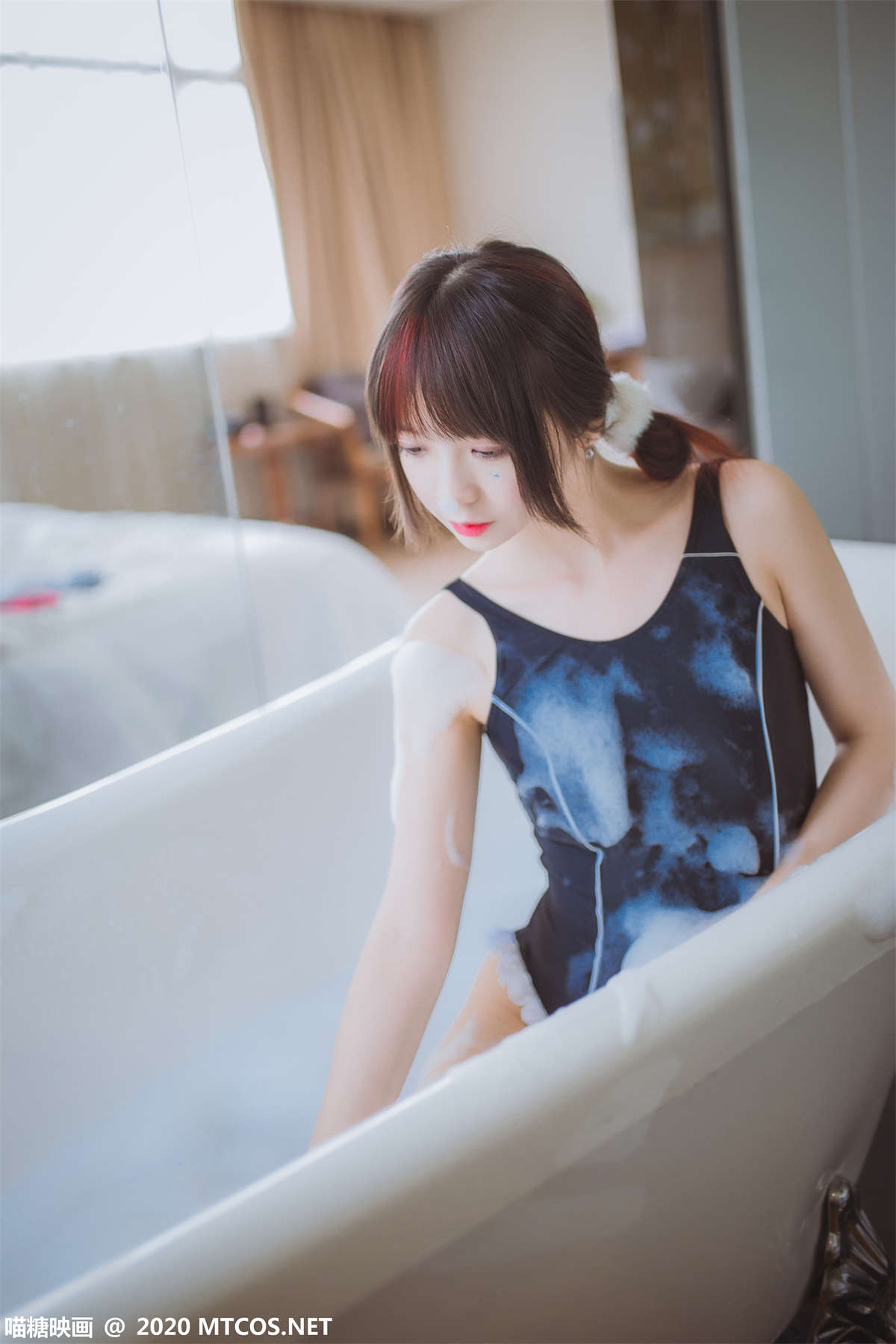 图片[2]-喵糖映画 VOL.320 浴缸泡泡-日更街拍