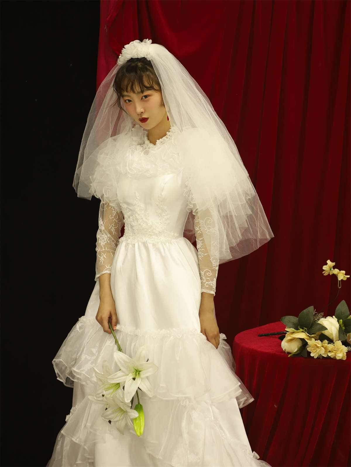 YITUYU艺图语 2022.11.03 穿婚纱的女孩 小文-日更街拍