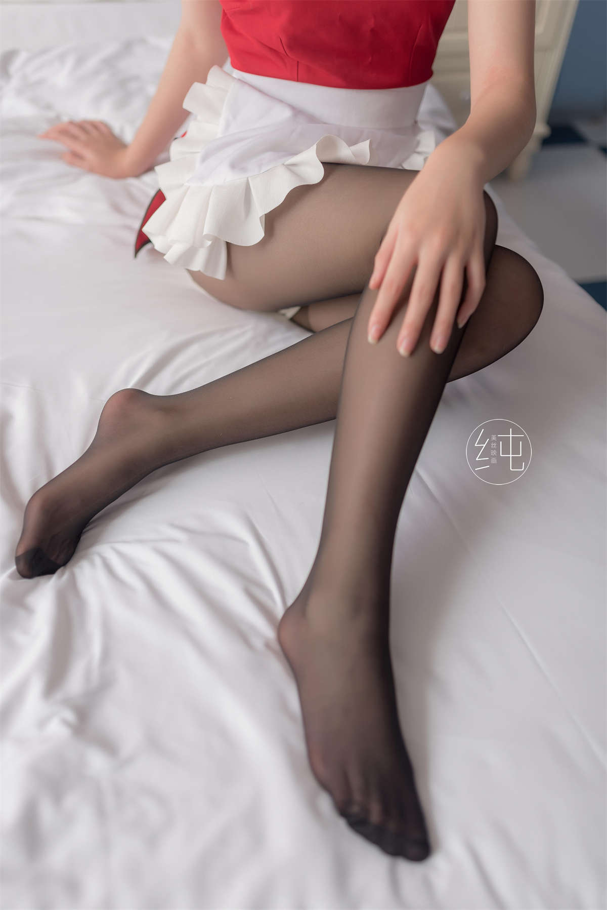 图片[2]-纯·美丝映画 VOL.005 黑丝女仆-日更街拍