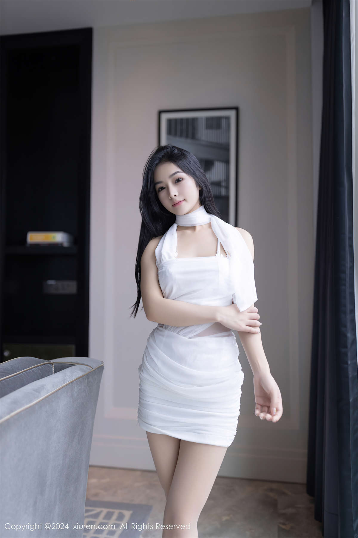 图片[2]-Xiuren秀人网 2024.07.17 NO.8875 谭小灵-日更街拍