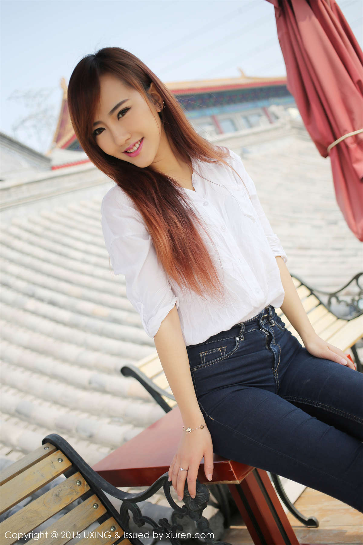 UXing优星馆 2015.04.12 VOL.001 赵婉妮Wanni-日更街拍