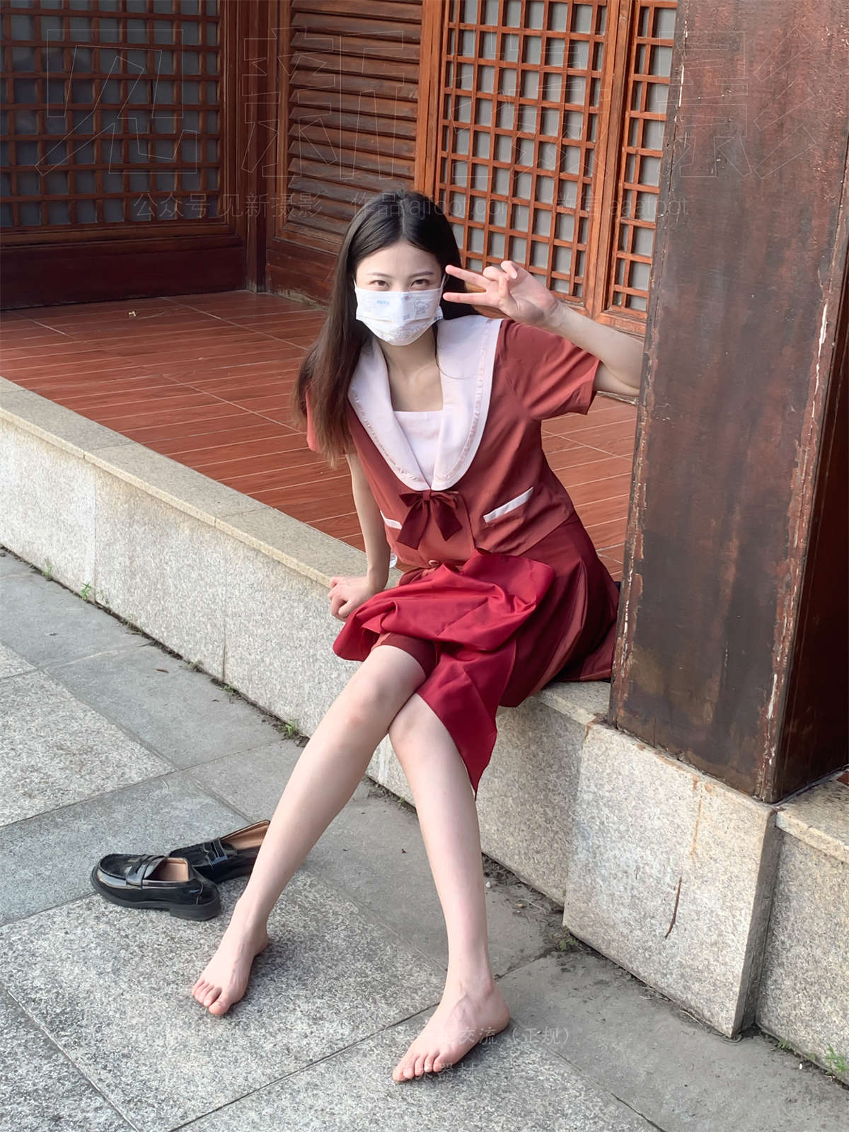 见新摄影 NO.051 烈火般的JK 深深埋入你的内心-日更街拍