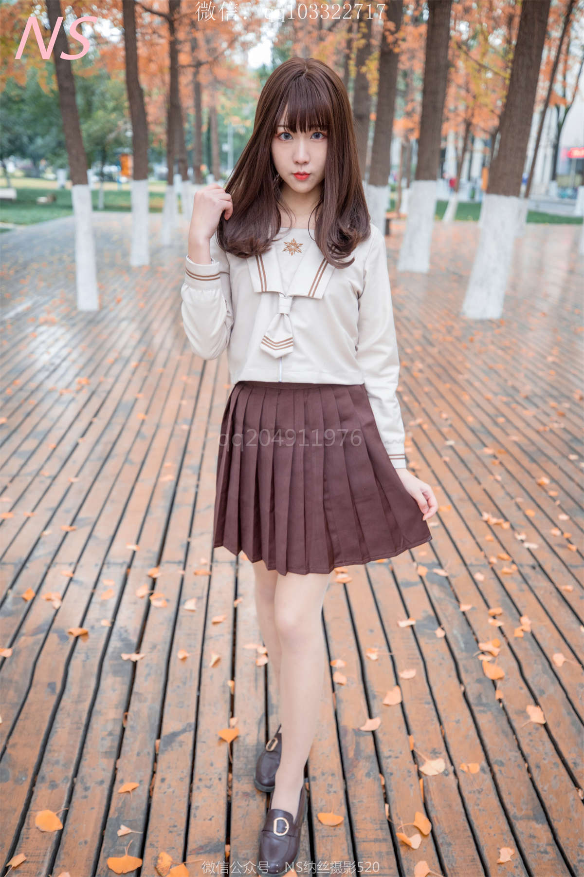 图片[2]-纳丝摄影No.169 枫 花季丝袜-日更街拍