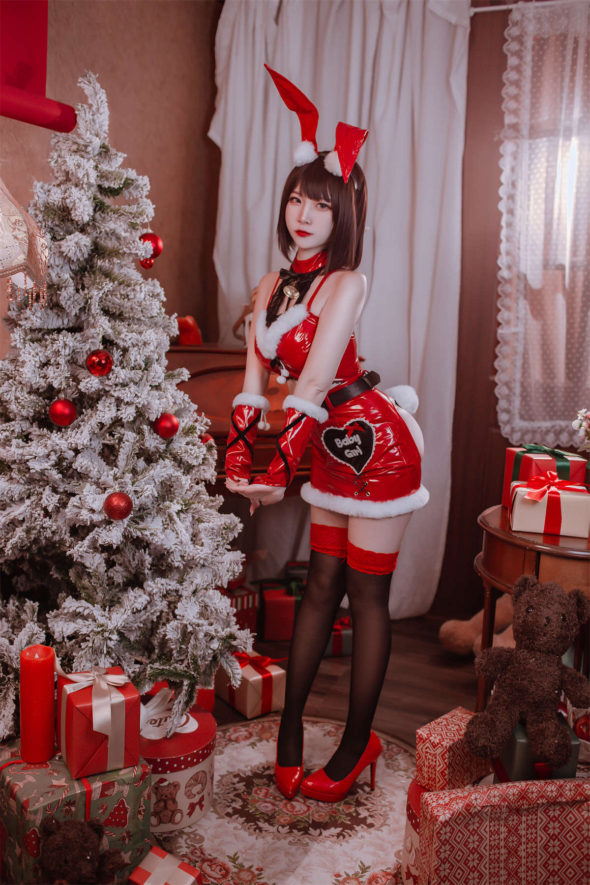 高产型Coser-二佐Nisa 圣诞佐佐-日更街拍