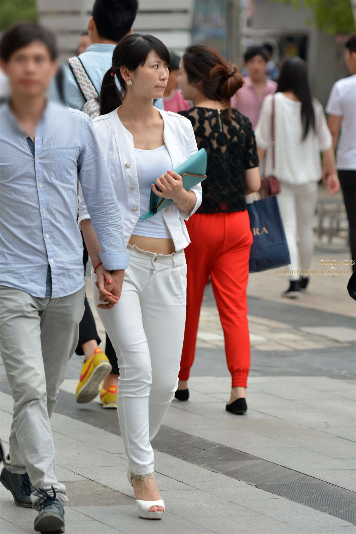 【放羊的星星】-白裤【8P】-日更街拍