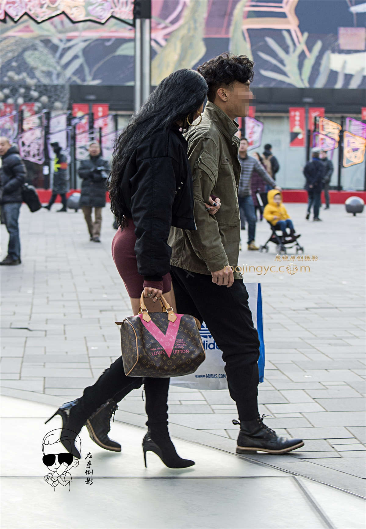 图片[2]-性感魔鬼身材美女【2017-2-1-18-P】-日更街拍