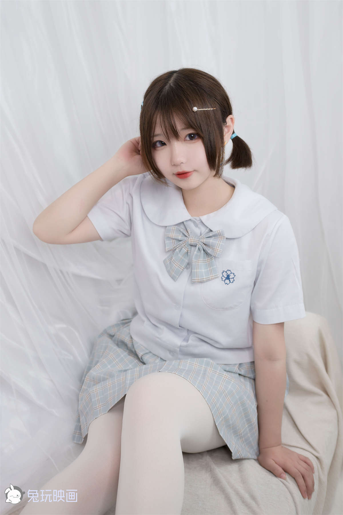 兔玩映画 C09.008 制服女孩-日更街拍
