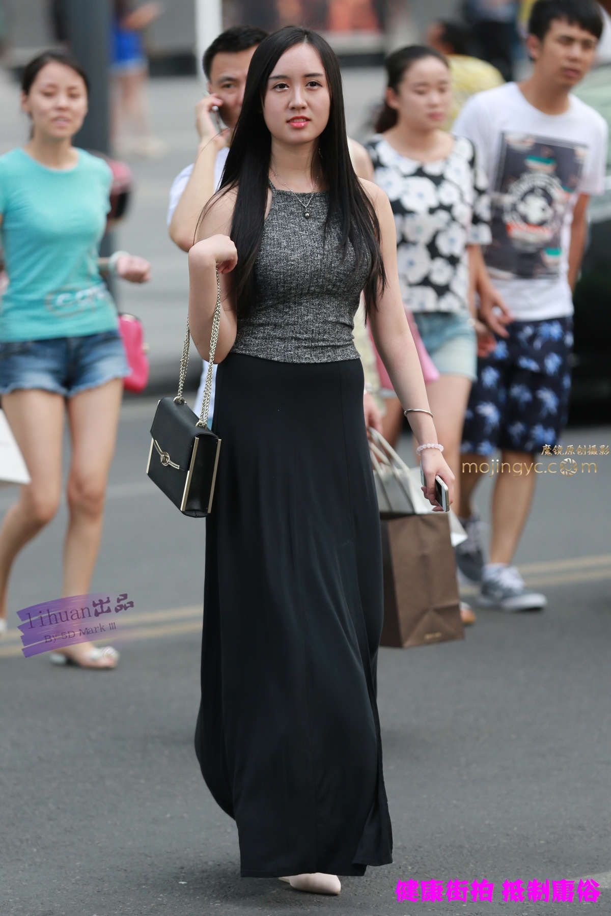 图片[2]-李欢原创-黑色裹身裙（11P）-日更街拍