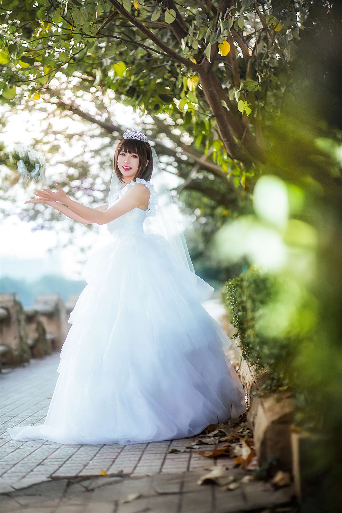 图片[2]-鳗鱼霏儿 No.039 圣人惠之婚纱-日更街拍