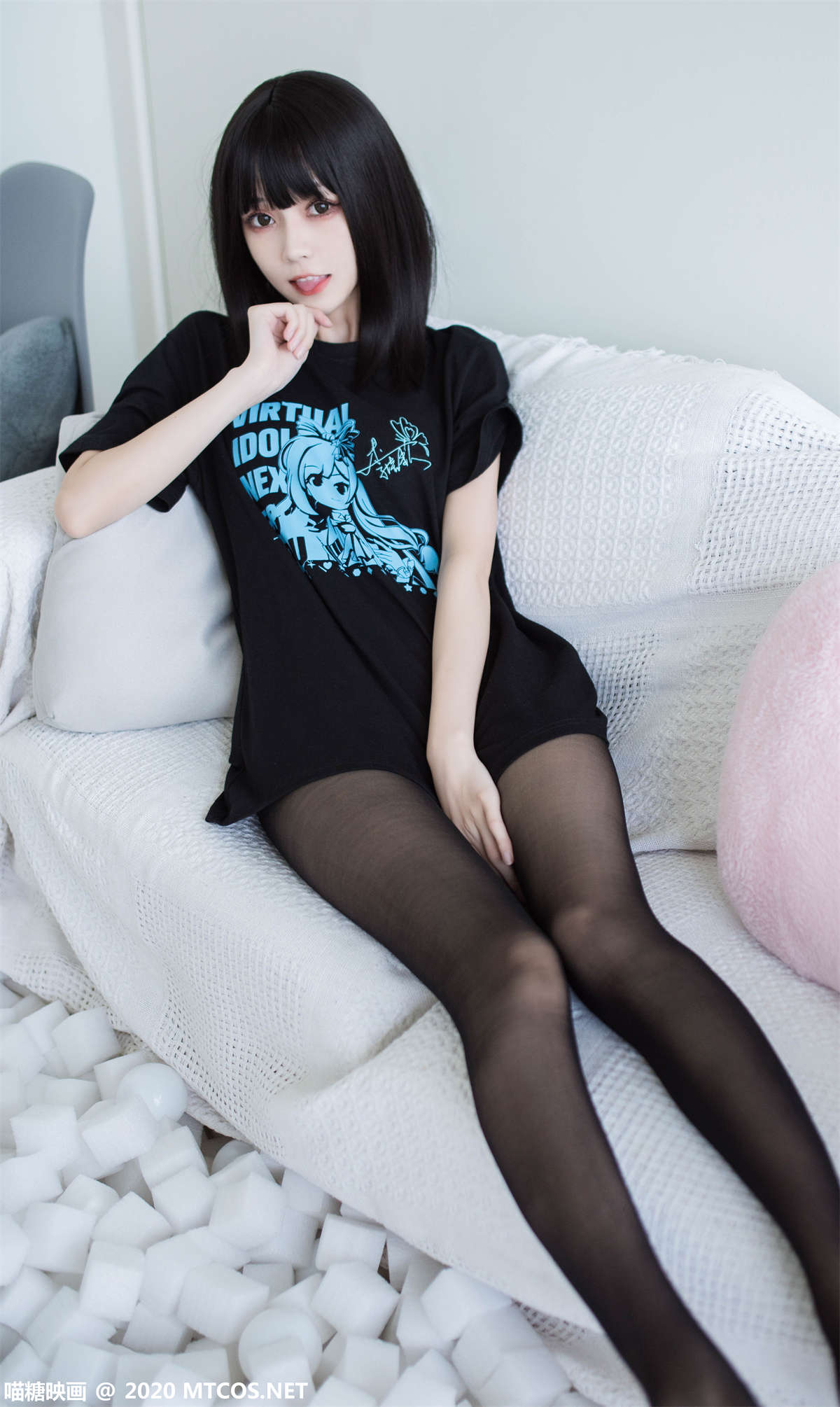 图片[2]-喵糖映画 VOL.331 居家少女-日更街拍