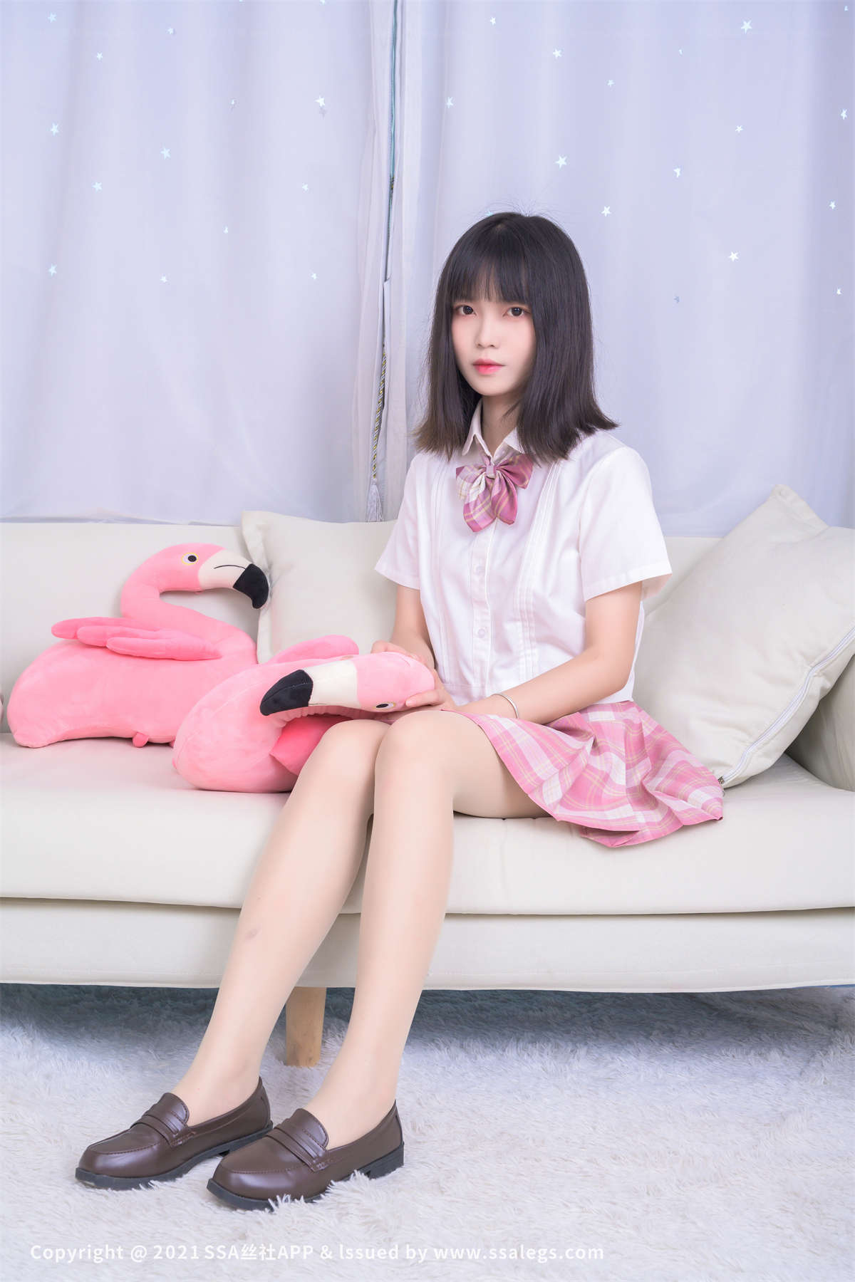 图片[2]-SSA丝社 NO.700 模特丹丹的肉丝袜美脚（上）-日更街拍