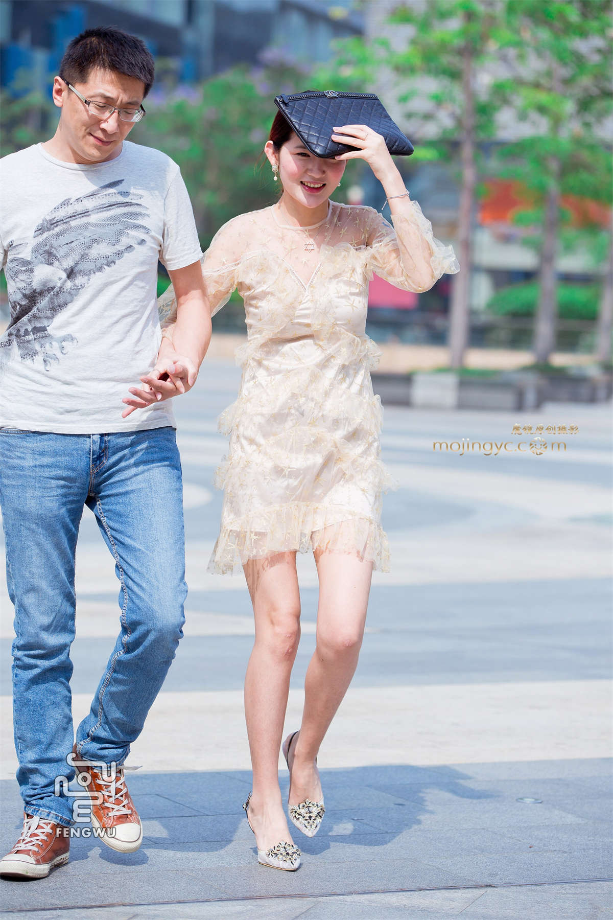 图片[2]-连衣短裙，长腿，高跟，美女16-日更街拍