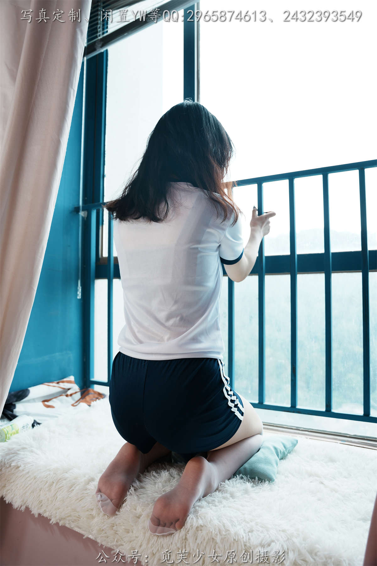 觅芙少女 NO.238 薇薇-元气满满的日系体操服少女-日更街拍