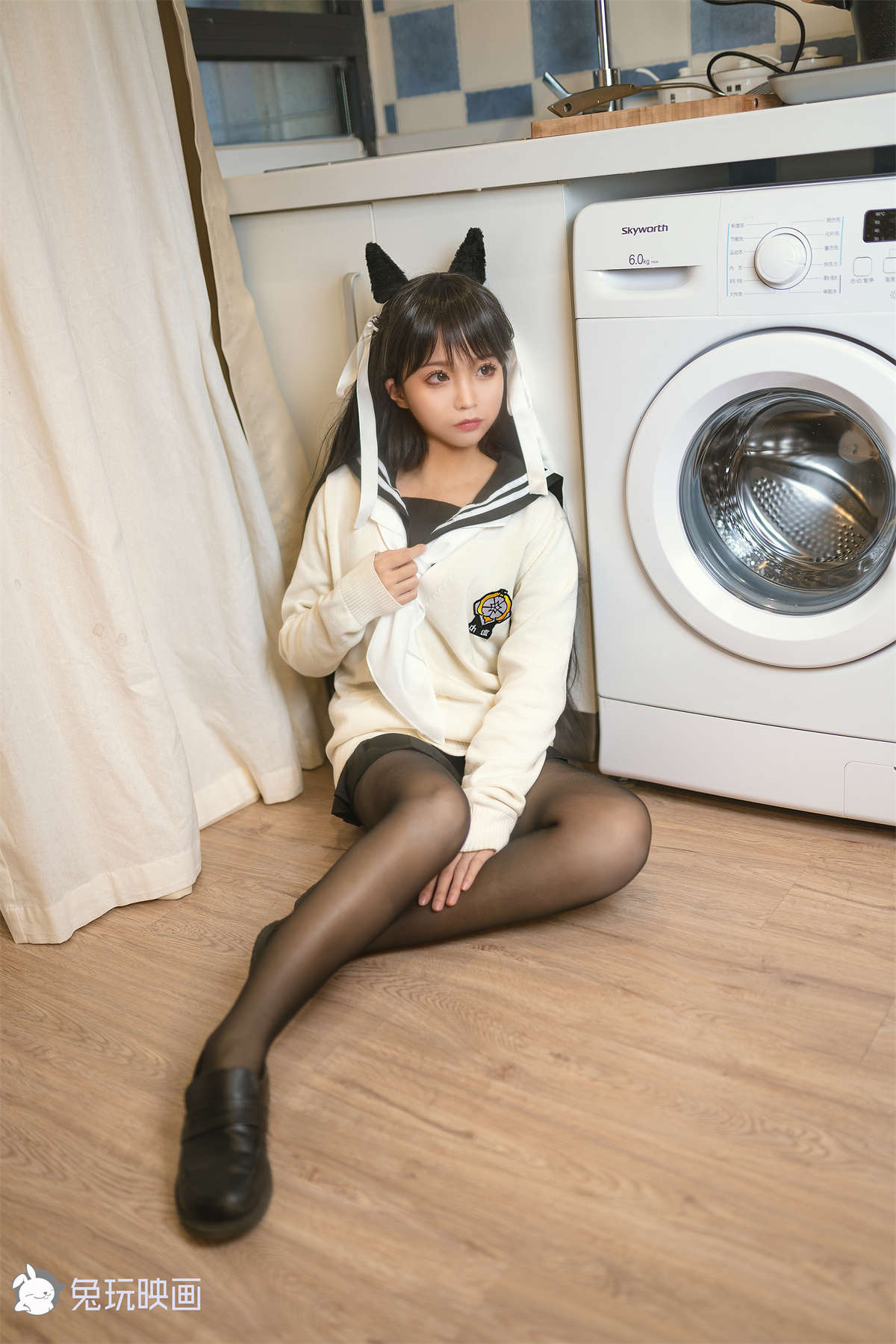 兔玩映画 C10.006 犬和JK制服-日更街拍
