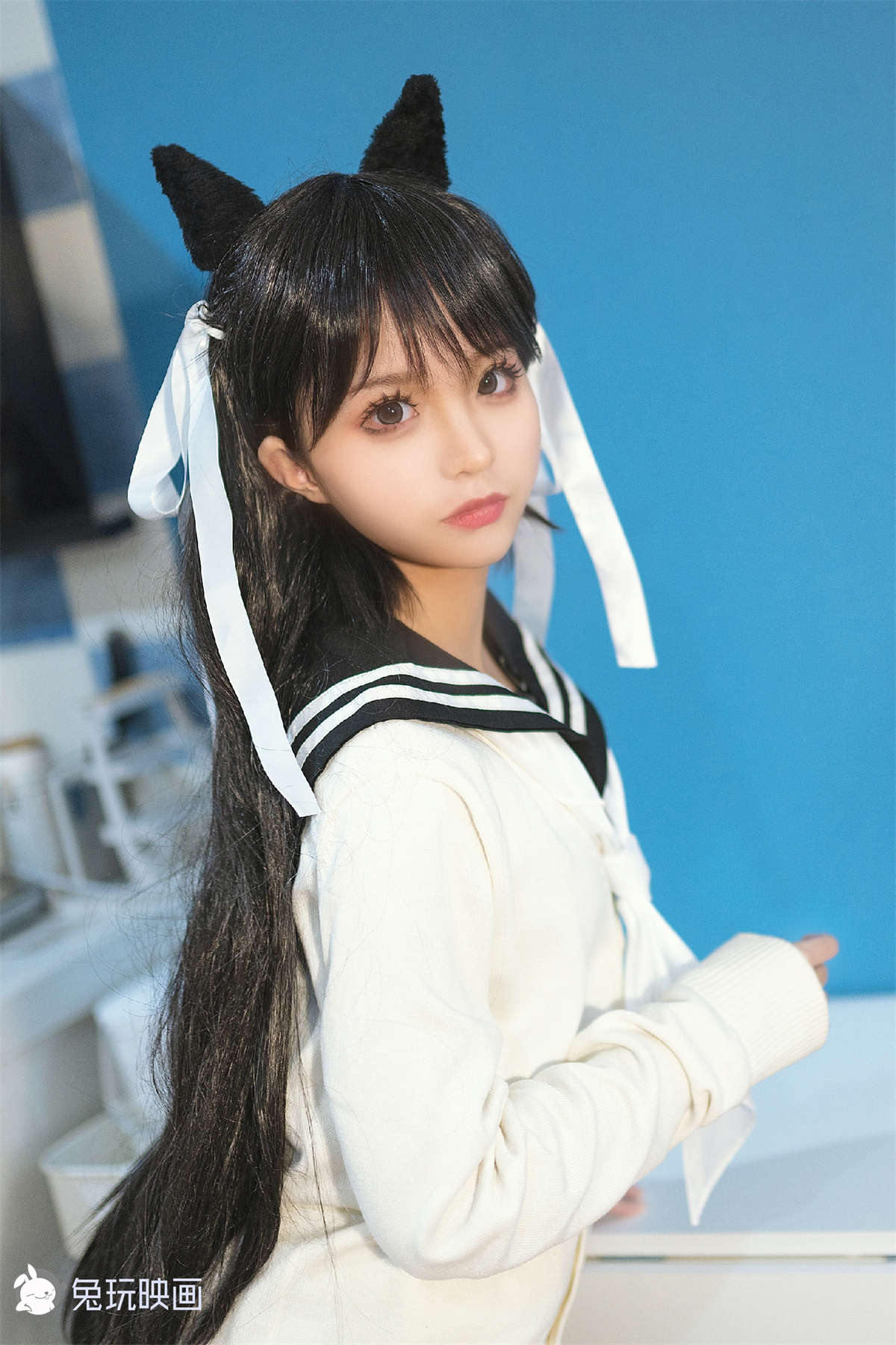 图片[2]-兔玩映画 C10.006 犬和JK制服-日更街拍