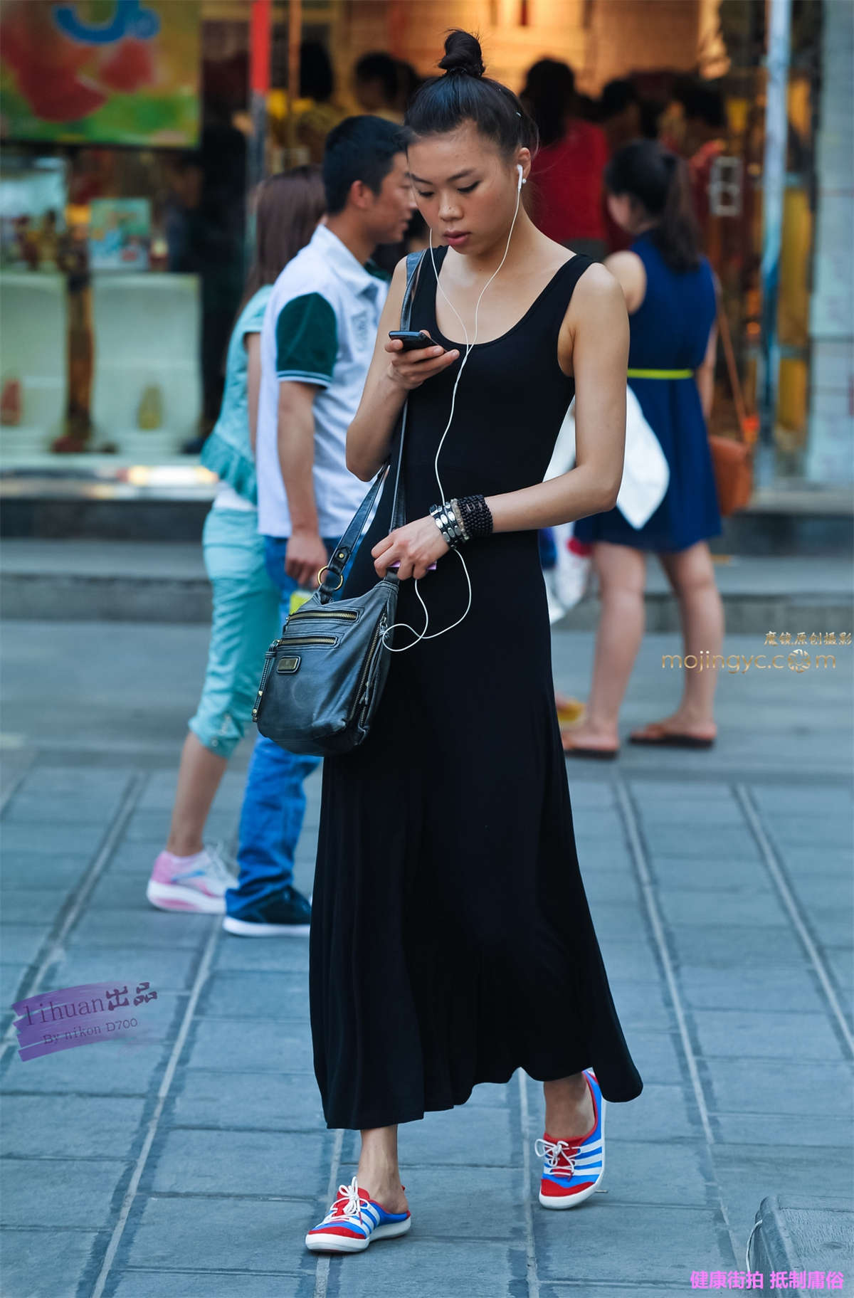 图片[2]-李欢原创-黑色一步裙，蜂腰翘臀（13P）-日更街拍