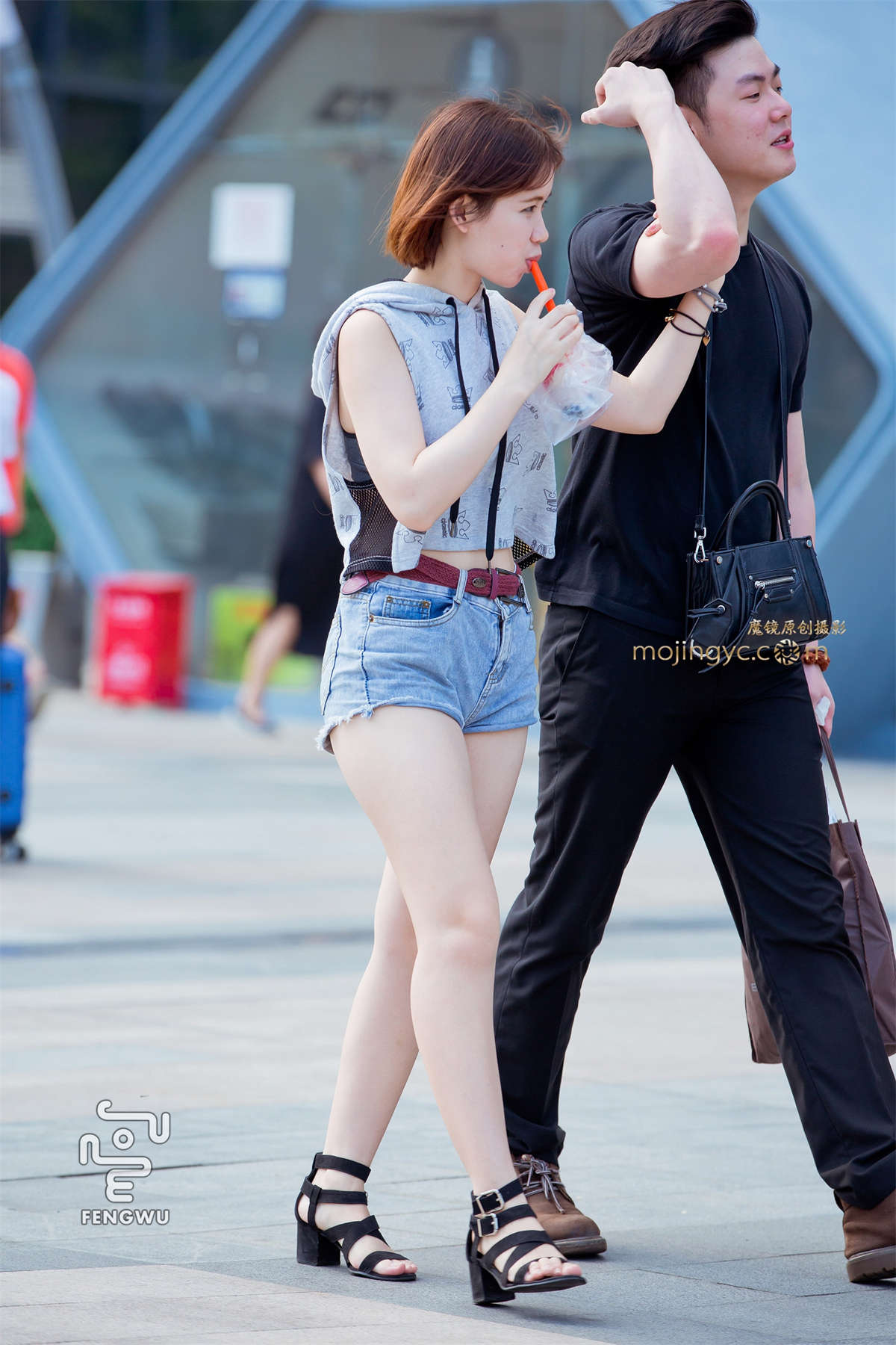 图片[2]-热裤，丰韵裸腿，凉鞋（12）-日更街拍