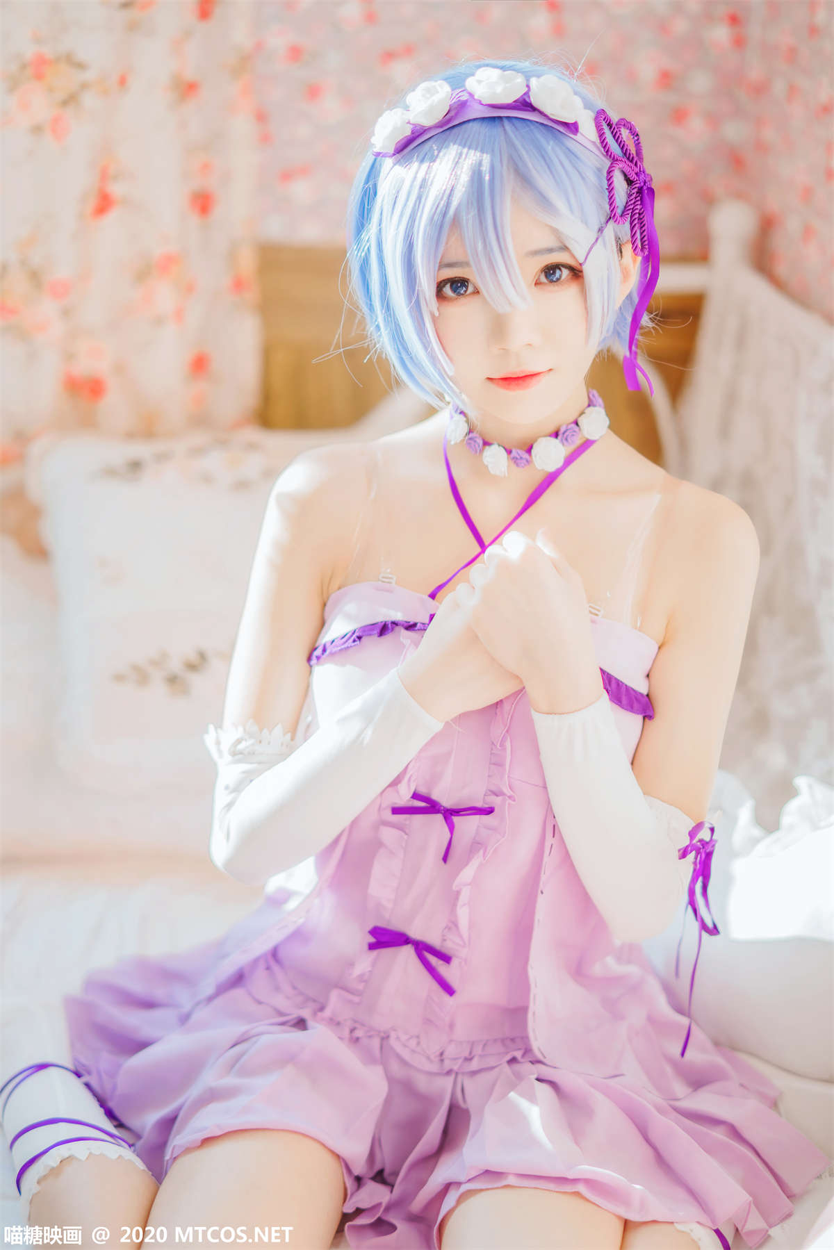 喵糖映画 VOL.337 雷姆睡裙-日更街拍