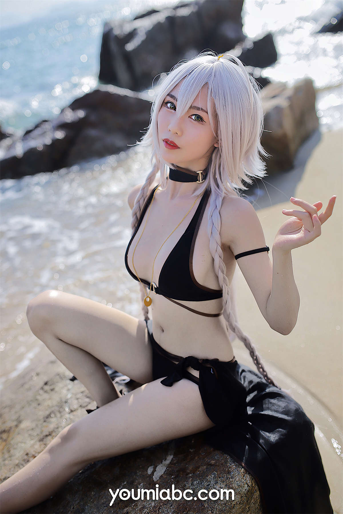 图片[2]-YouMi尤蜜 2020.12.14 FGO~泳装黑贞德 抖娘利世-日更街拍