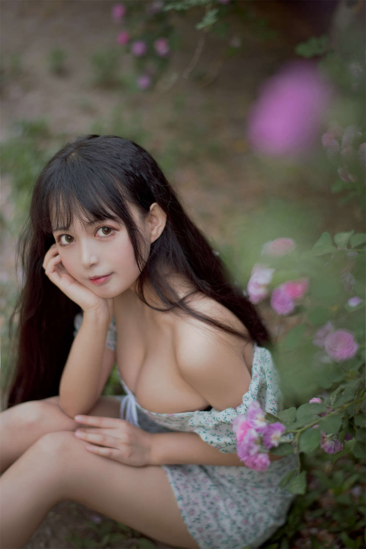 图片[2]-喵糖映画 VOL.338 蔷薇少女-日更街拍