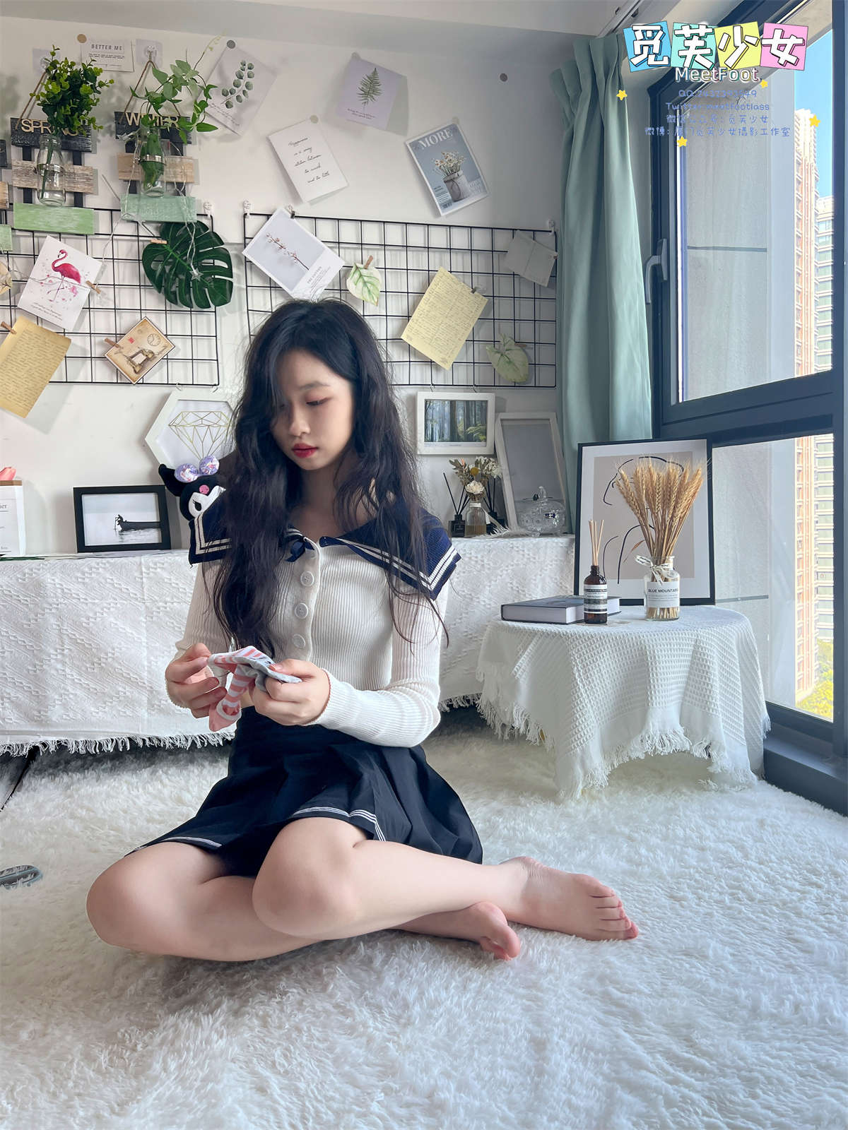 觅芙少女 NO.018 JK短裙美少女-日更街拍