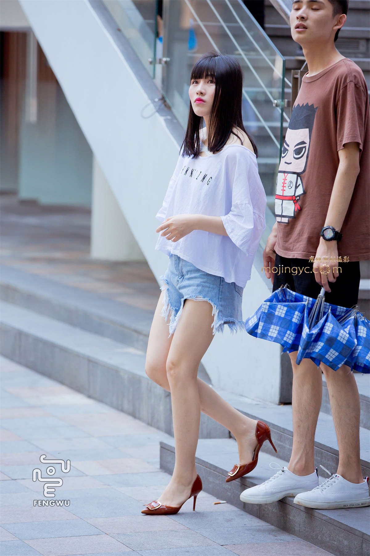 热裤，美腿，高跟（15）-日更街拍