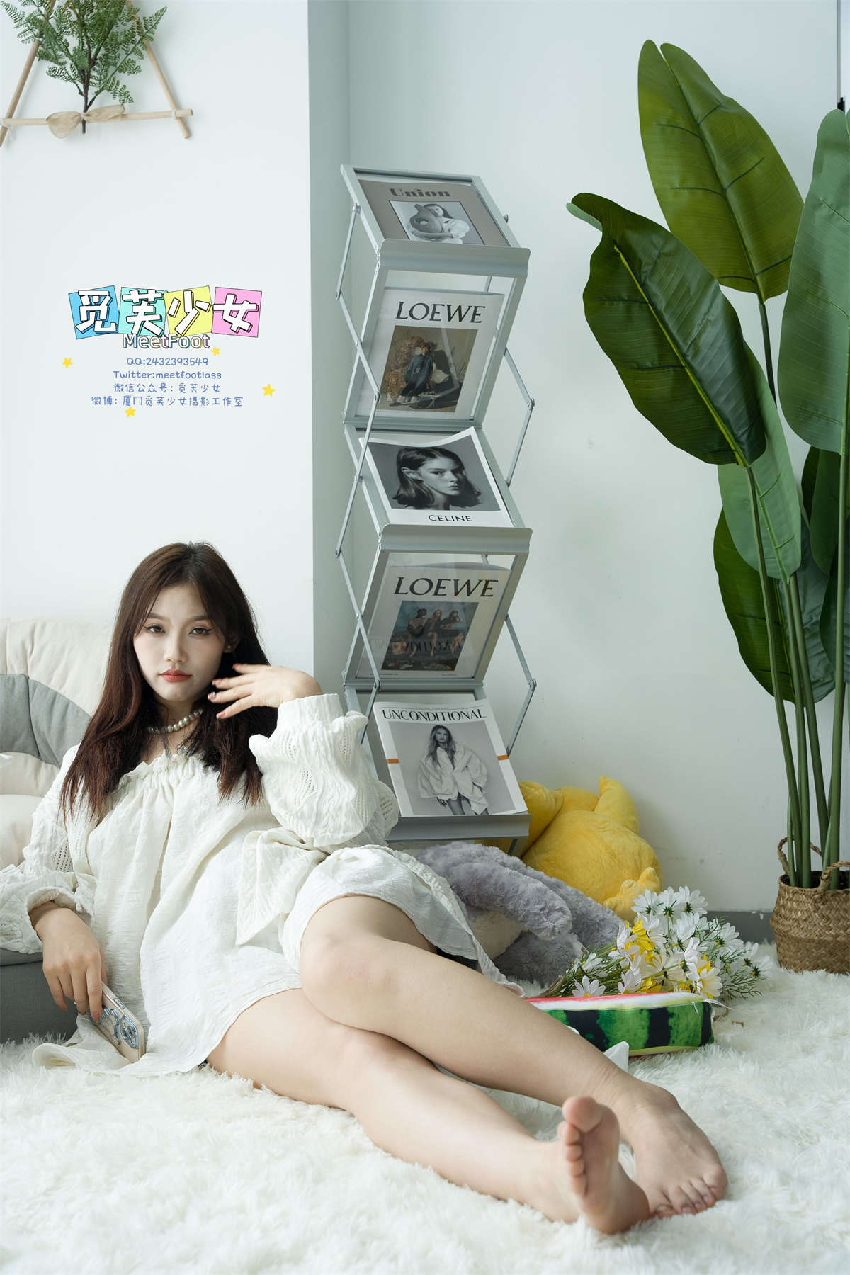 图片[2]-觅芙少女 NO.028 虹虹-青春是昏睡与暗恋交织的夏天-日更街拍