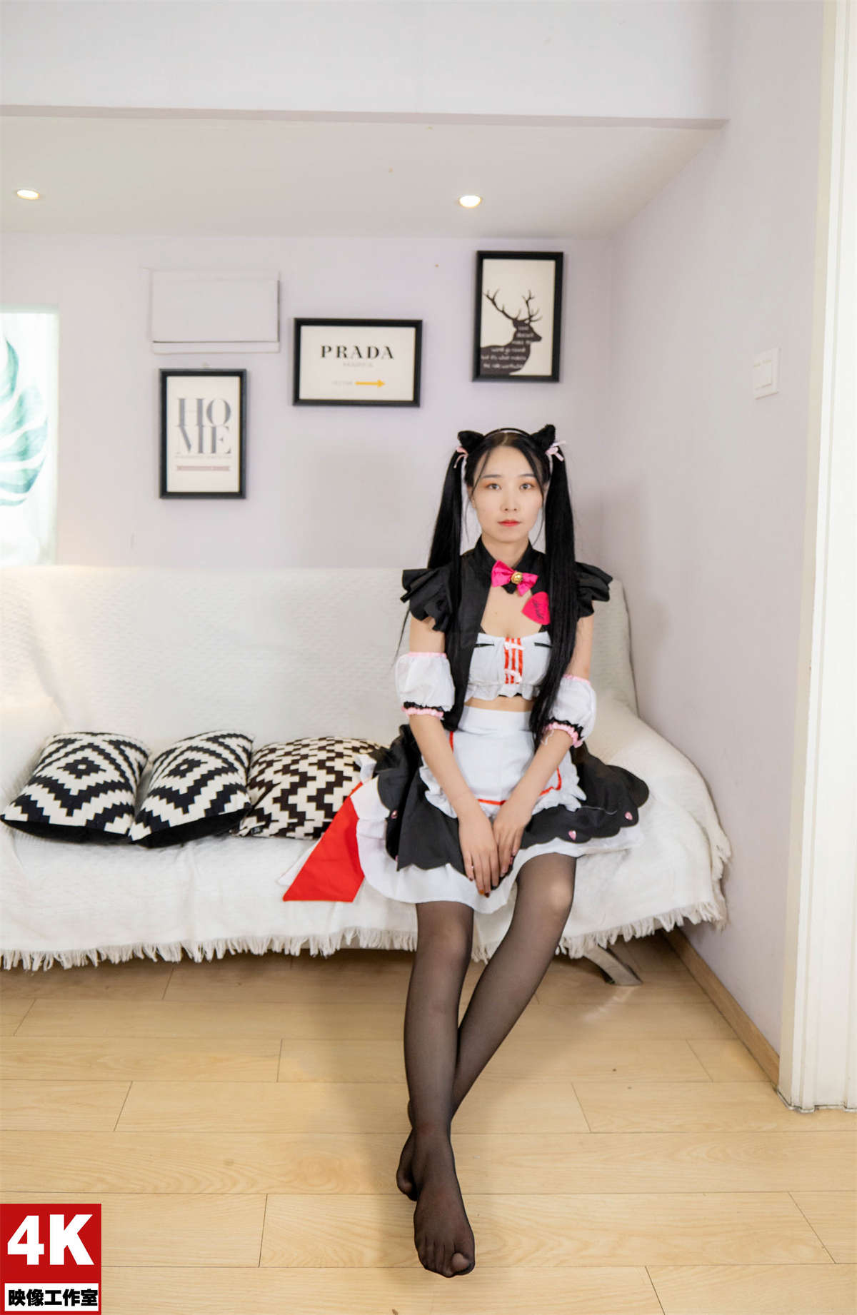 图片[2]-Ligui丽柜 2021.09.22 猫娘乐园-巧克力-皮带捆绑-环形口枷 枫玥-日更街拍