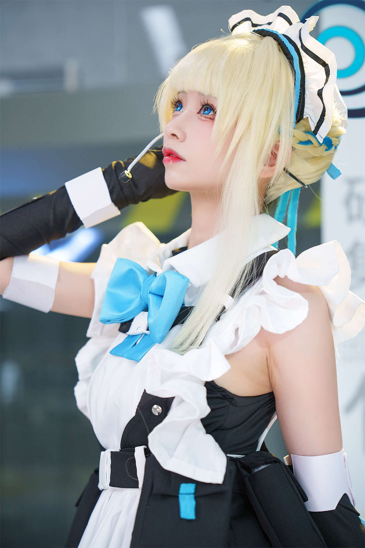 图片[2]-大大卷卷小卷 碧蓝档案飞鸟马时 短女仆-日更街拍