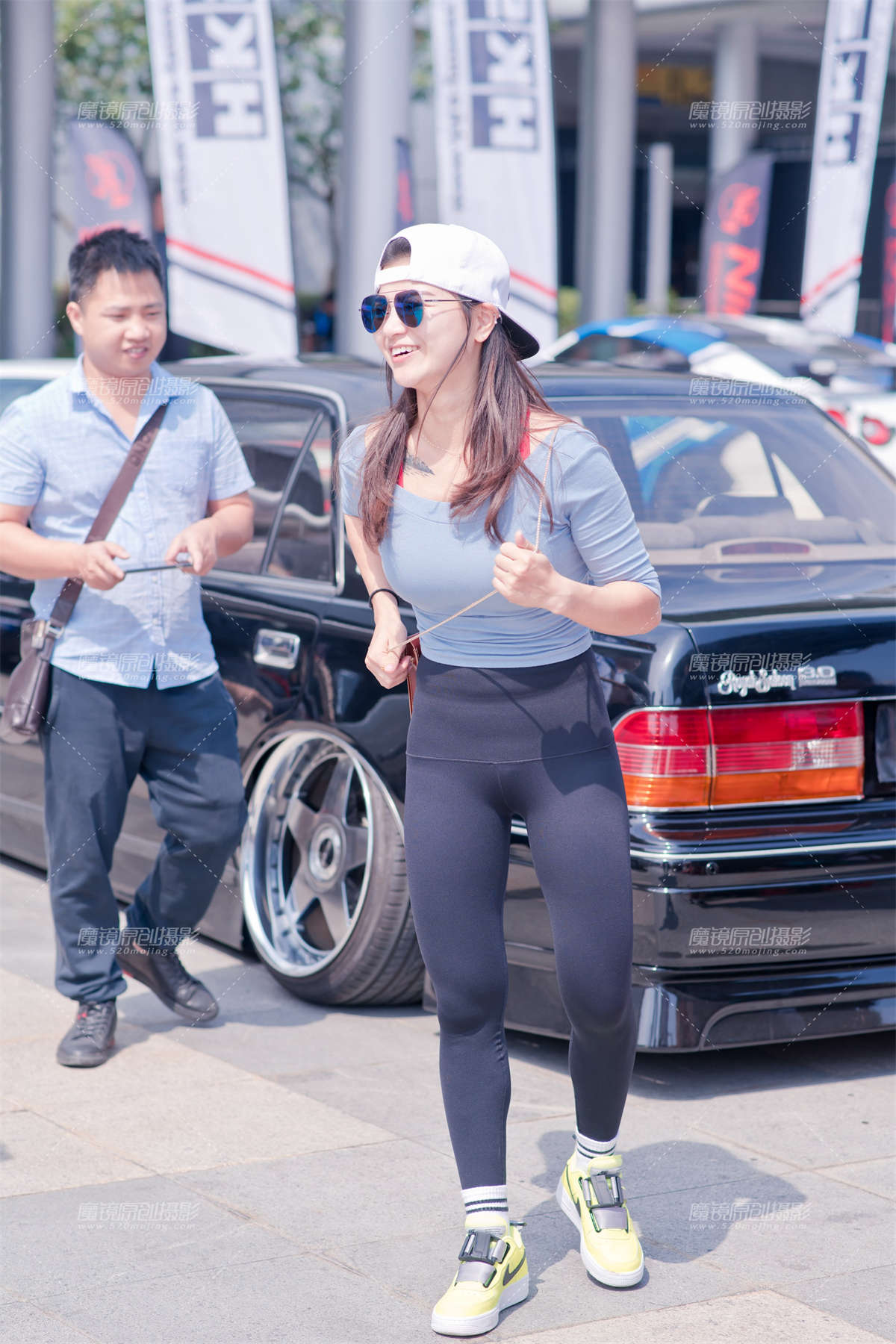 【御风赛贴】2019东莞改装车之俊俏女老板-日更街拍