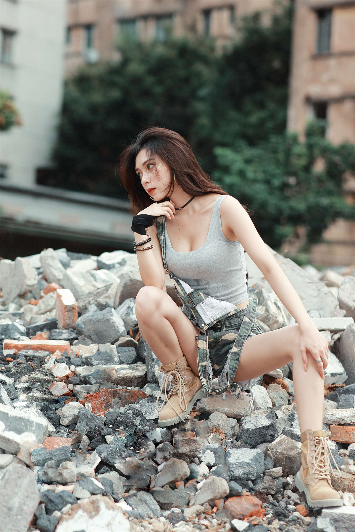 图片[2]-YITUYU艺图语 2022.04.22 废墟女孩 七七-日更街拍