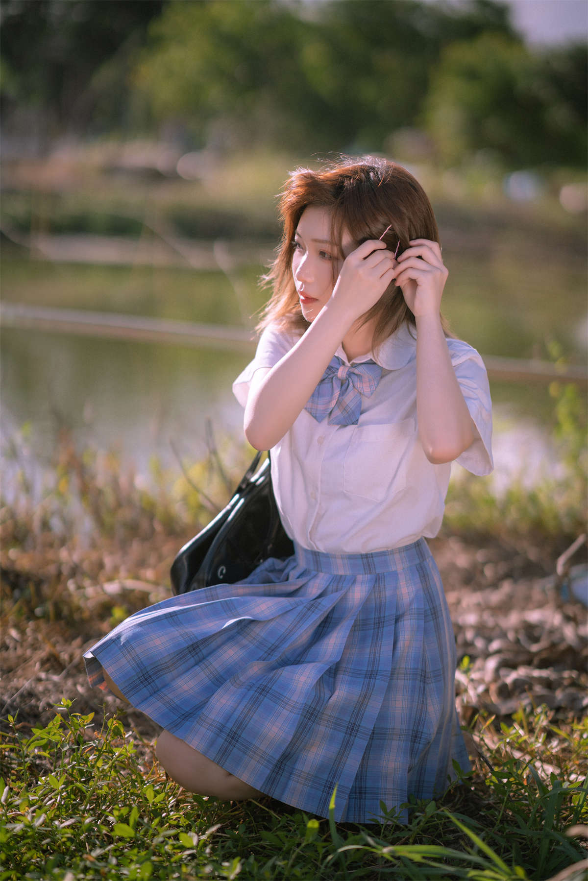 YITUYU艺图语 2023.03.24 JK少女写真 诚信肥宅seiya-日更街拍