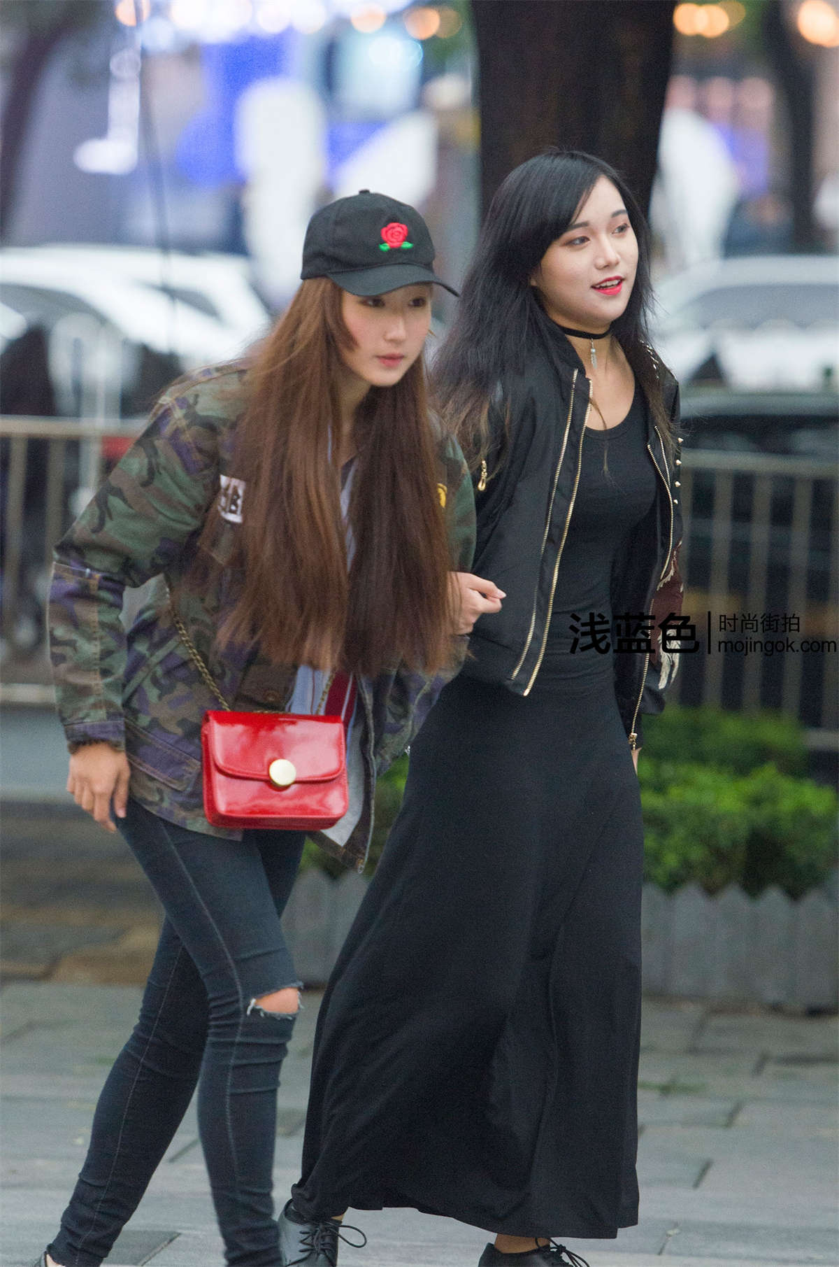 贴身黑裙（24p）-日更街拍