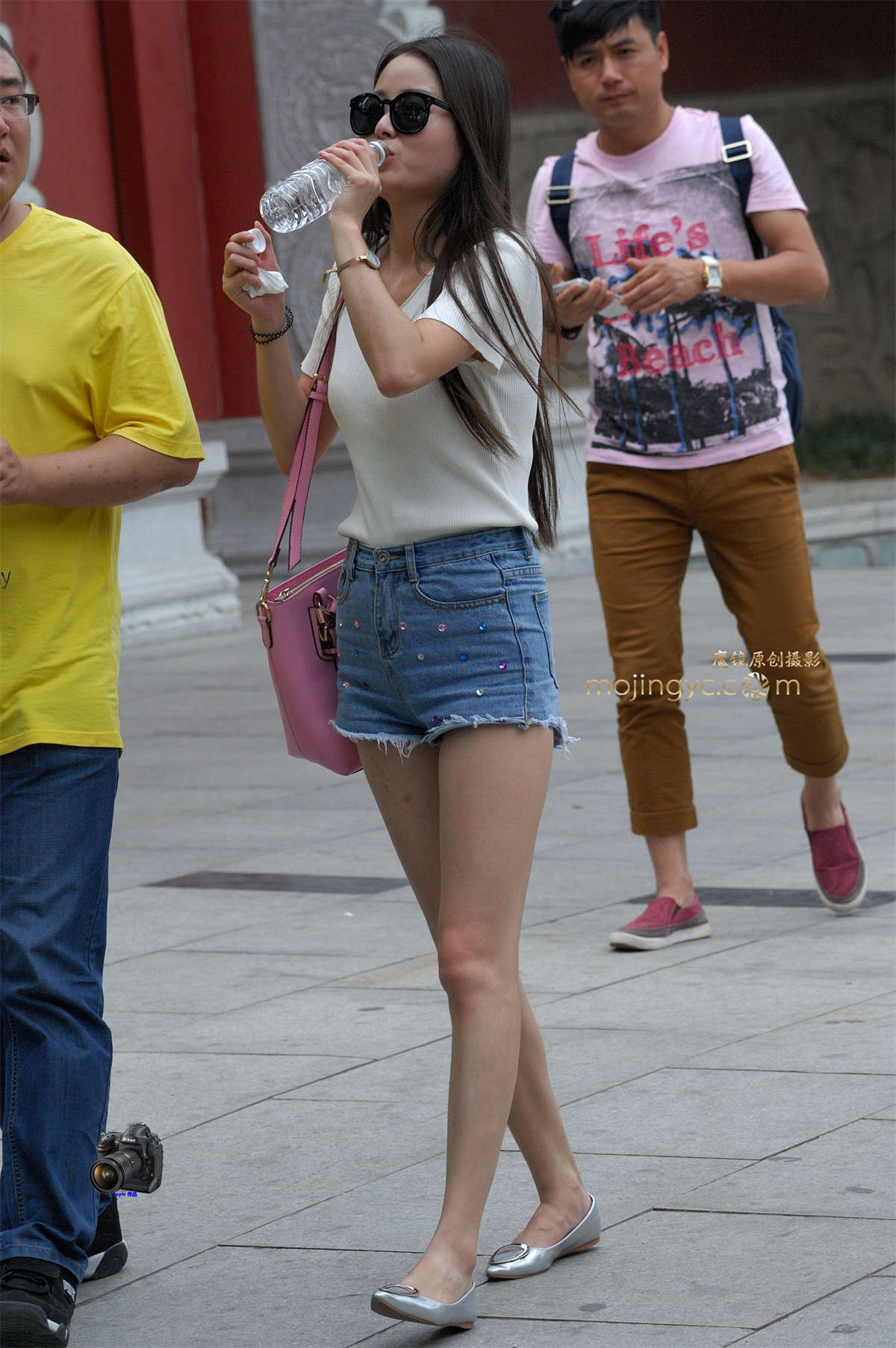 图片[2]-2016-05-26清新短裤美眉25张-日更街拍