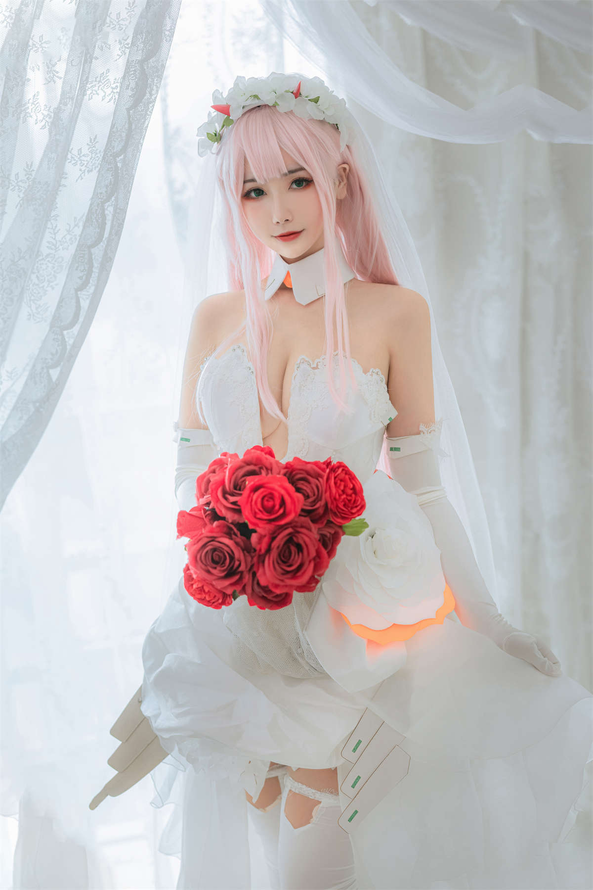 Momoko葵葵 DARLING in the FRANXX 花嫁-日更街拍