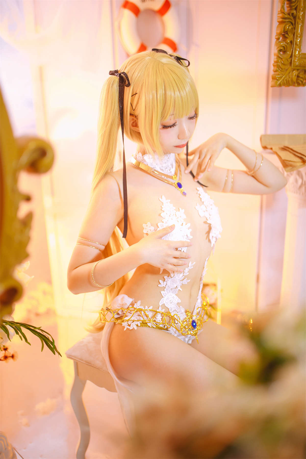 图片[2]-小野寺地瓜 NO.001 玛丽萝丝 天使翅膀-日更街拍