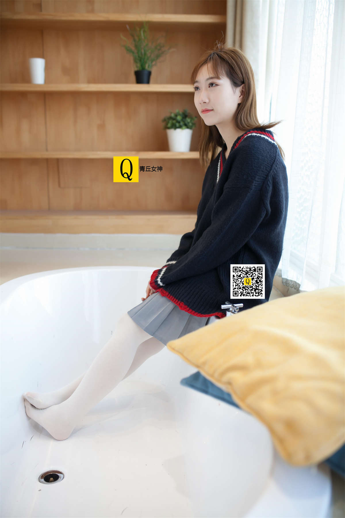 图片[2]-青丘女神 NO.070 2017.12.06 猫猫 甜美萝莉-日更街拍