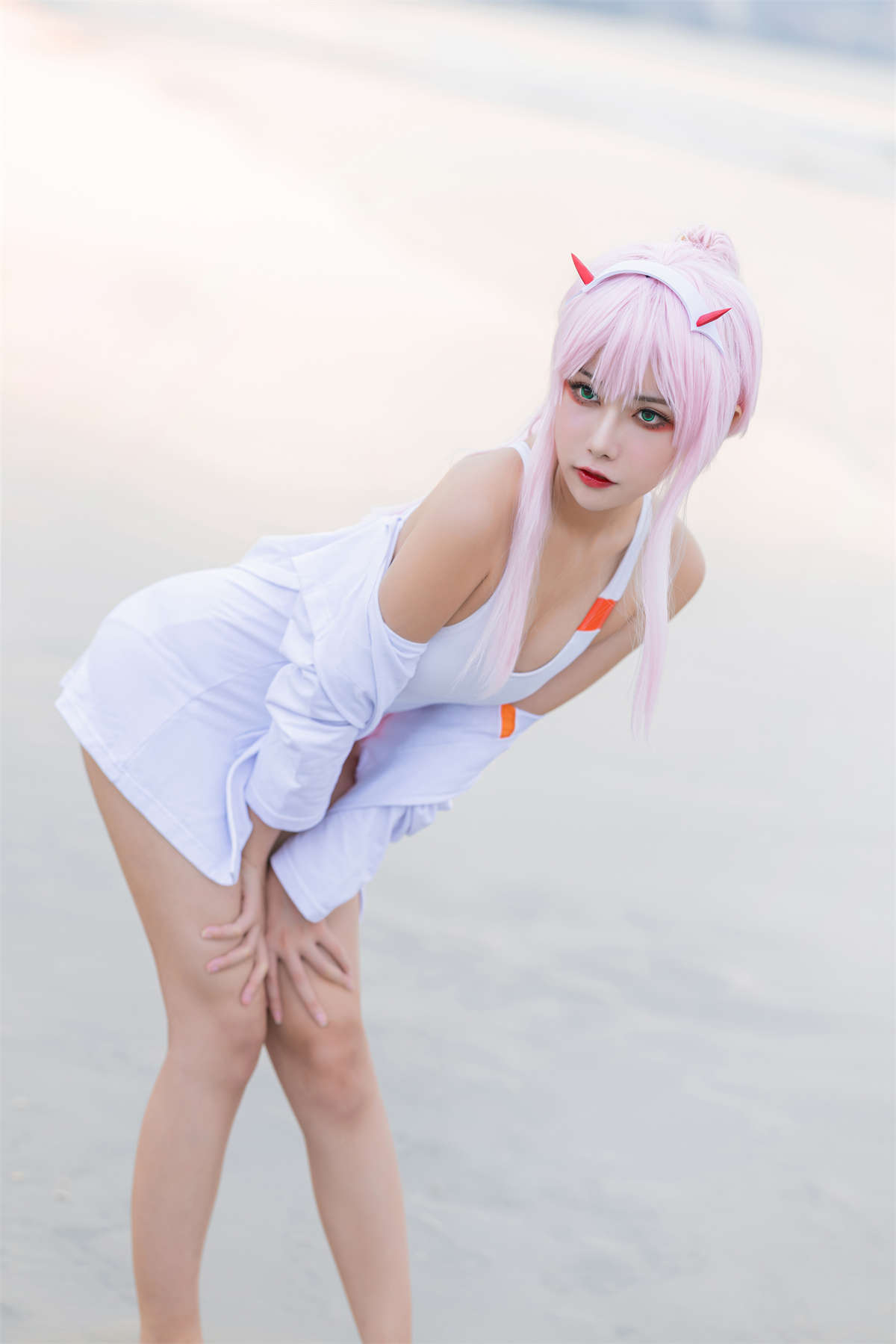 图片[2]-Momoko葵葵 DARLING in the FRANXX 泳装-日更街拍