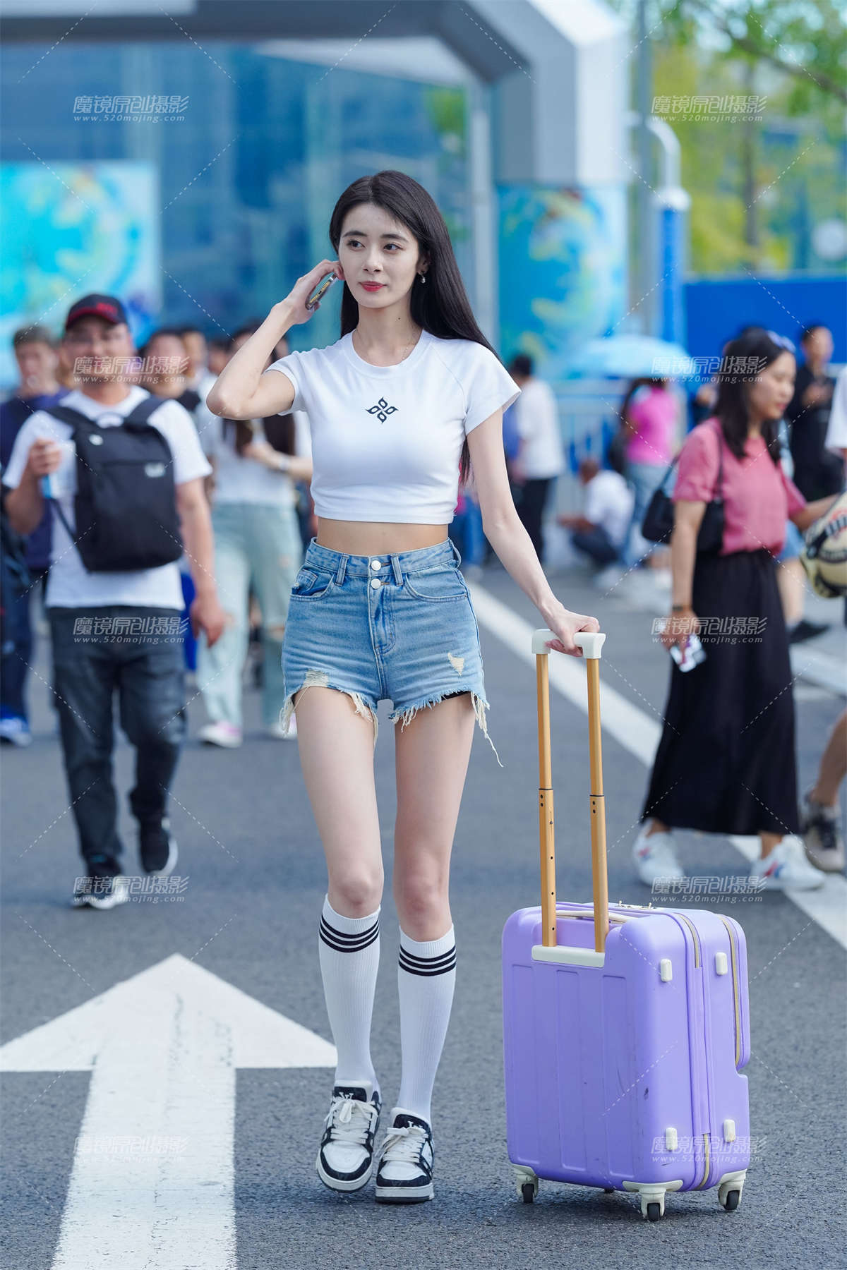 大长腿-日更街拍