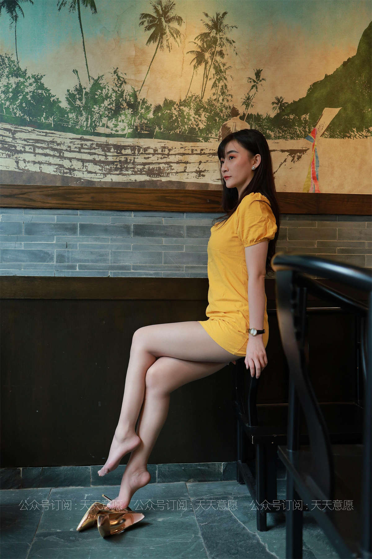 IESS异思趣向 丝享家806期：秋秋 蛋黄的长裙-日更街拍